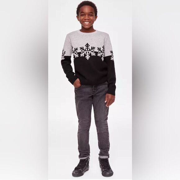 Holiday Lane Big & Little Boys Snowflake Sweater - Picture 1 of 2